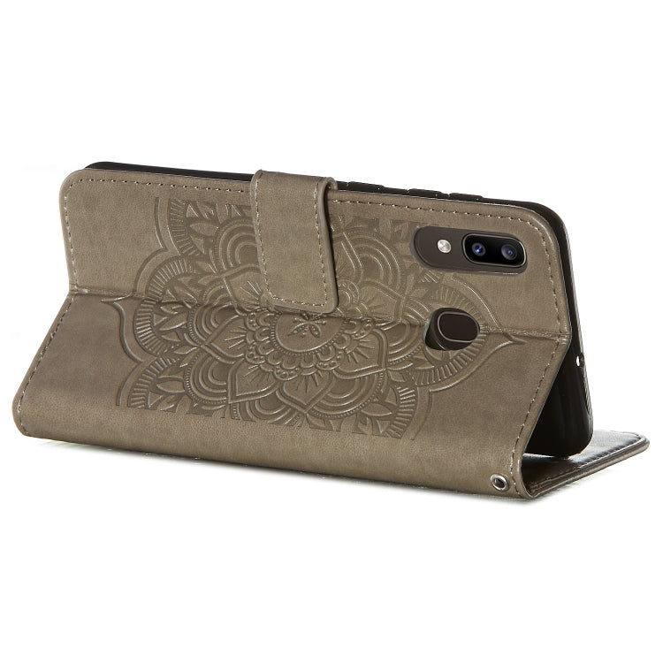 For Galaxy A20 / A30 Dream Catcher Printing Horizontal Flip Leather Case with Holder & Card Slots & Wallet & Lanyard