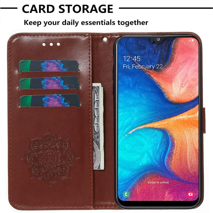 For Galaxy A20 / A30 Dream Catcher Printing Horizontal Flip Leather Case with Holder & Card Slots & Wallet & Lanyard