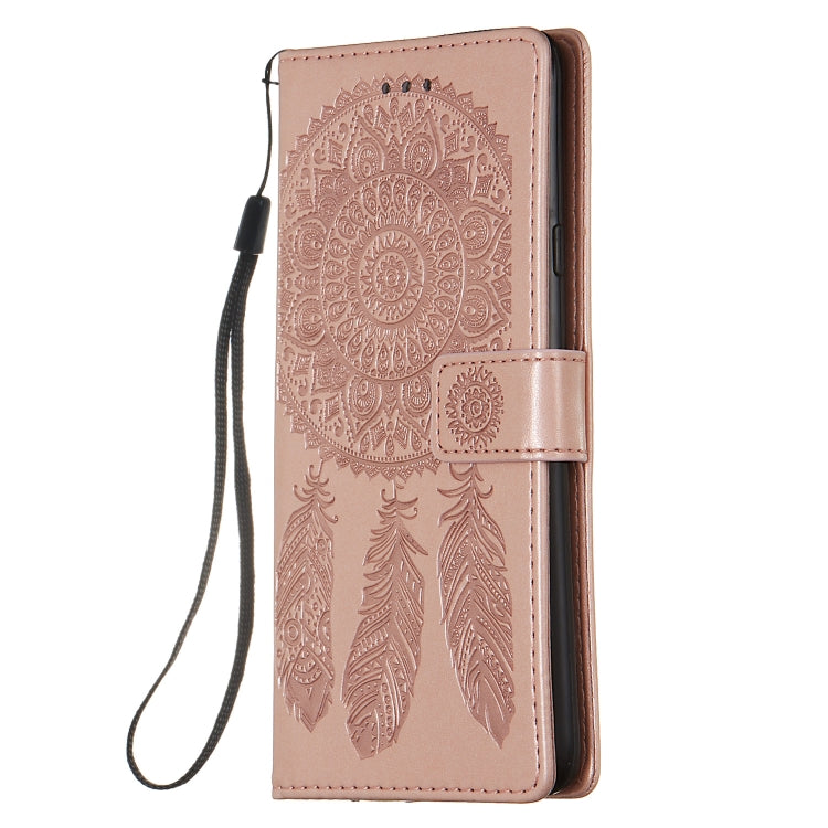 For Galaxy A20s Dream Catcher Printing Horizontal Flip Leather Case with Holder & Card Slots & Wallet & Lanyard