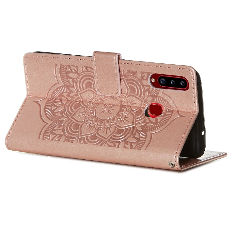 For Galaxy A20s Dream Catcher Printing Horizontal Flip Leather Case with Holder & Card Slots & Wallet & Lanyard