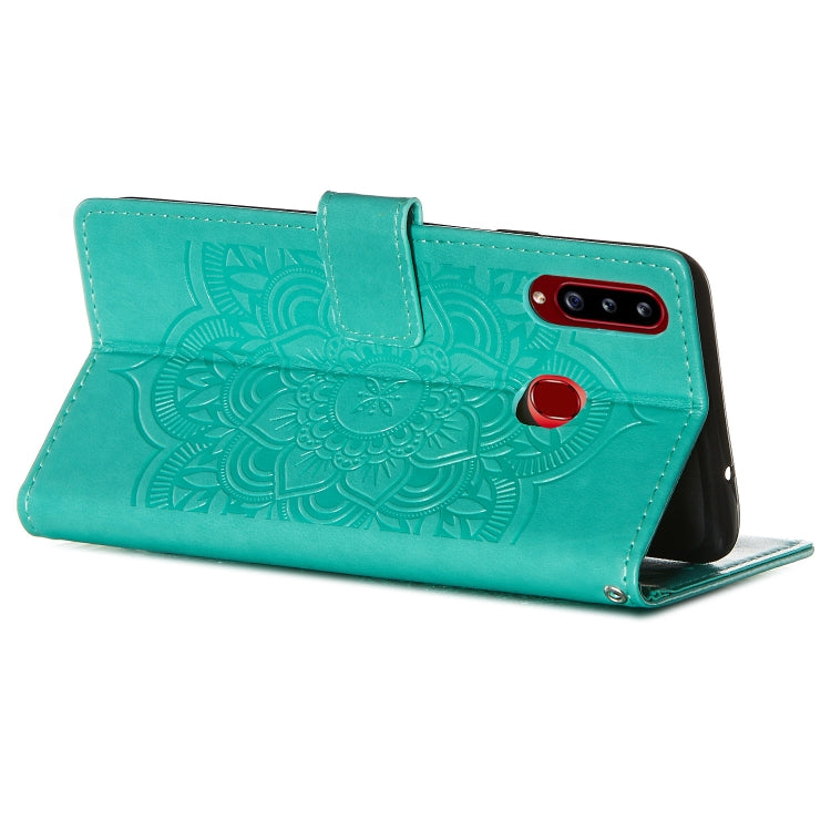 For Galaxy A20s Dream Catcher Printing Horizontal Flip Leather Case with Holder & Card Slots & Wallet & Lanyard