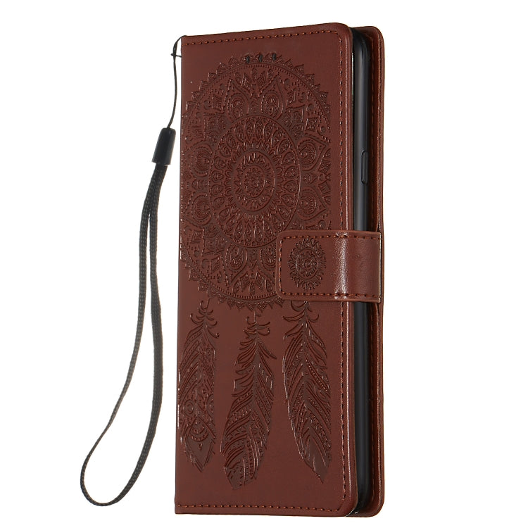 For Galaxy A20s Dream Catcher Printing Horizontal Flip Leather Case with Holder & Card Slots & Wallet & Lanyard