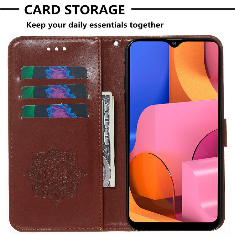 For Galaxy A20s Dream Catcher Printing Horizontal Flip Leather Case with Holder & Card Slots & Wallet & Lanyard