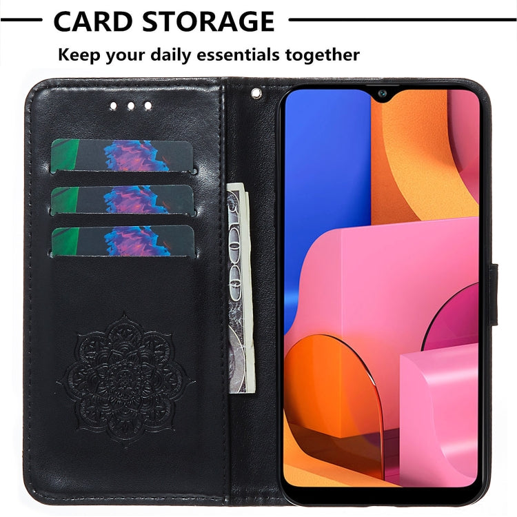 For Galaxy A20s Dream Catcher Printing Horizontal Flip Leather Case with Holder & Card Slots & Wallet & Lanyard