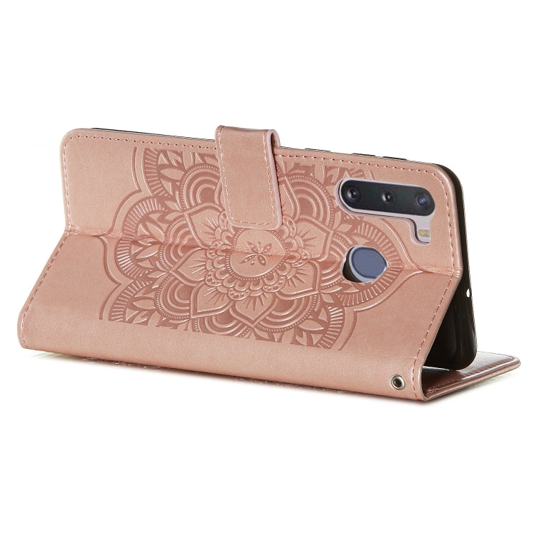 For Galaxy A21 Dream Catcher Printing Horizontal Flip Leather Case with Holder & Card Slots & Wallet & Lanyard