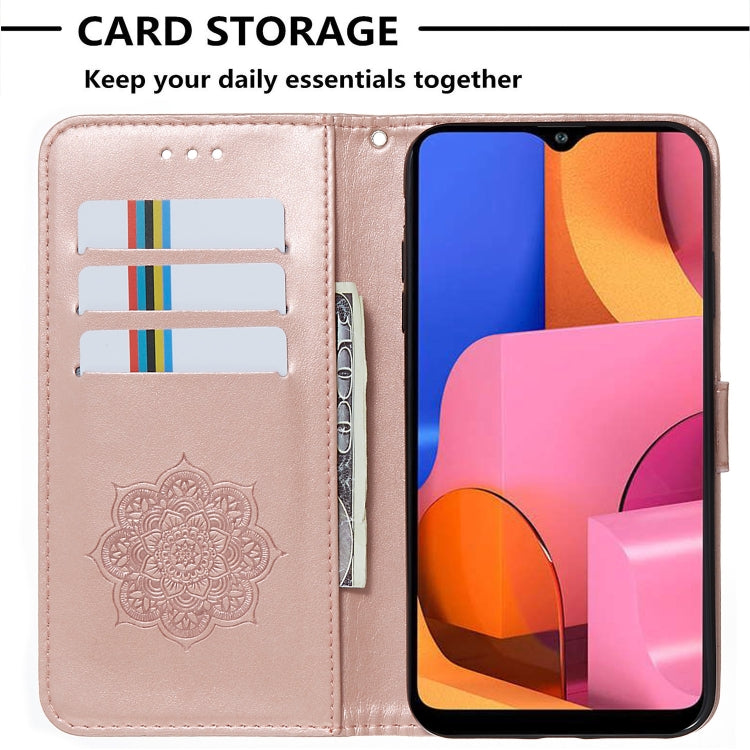 For Galaxy A21 Dream Catcher Printing Horizontal Flip Leather Case with Holder & Card Slots & Wallet & Lanyard
