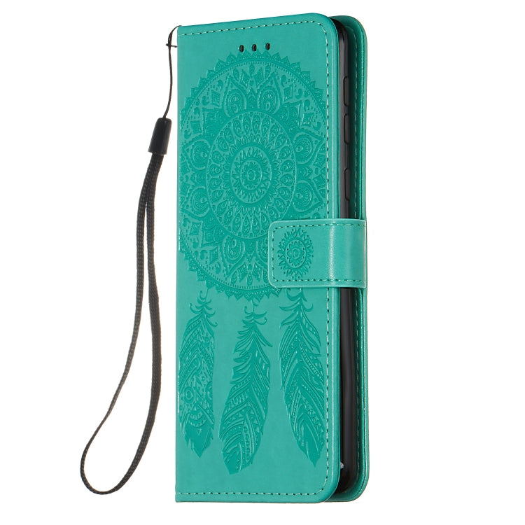 For Galaxy A21 Dream Catcher Printing Horizontal Flip Leather Case with Holder & Card Slots & Wallet & Lanyard
