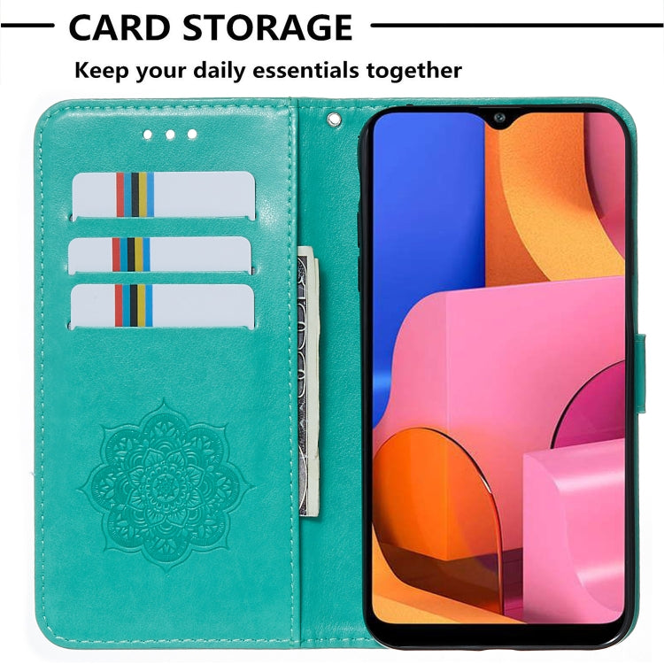 For Galaxy A21 Dream Catcher Printing Horizontal Flip Leather Case with Holder & Card Slots & Wallet & Lanyard