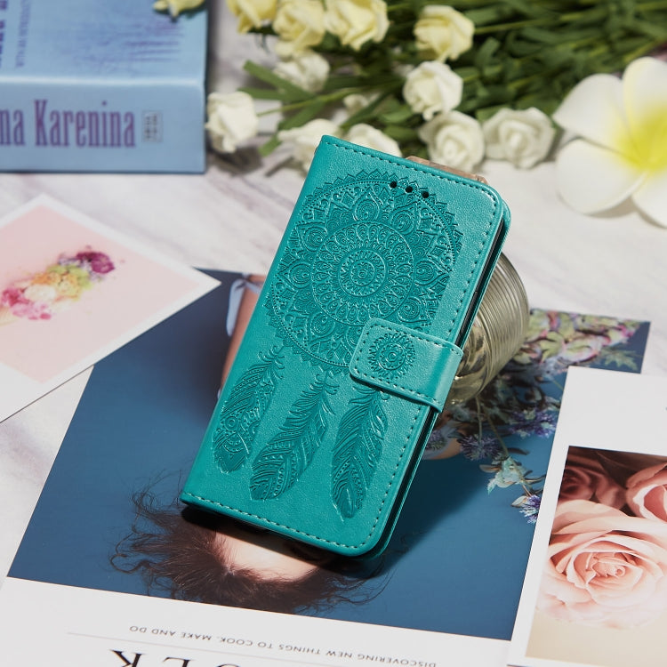 For Galaxy A21 Dream Catcher Printing Horizontal Flip Leather Case with Holder & Card Slots & Wallet & Lanyard