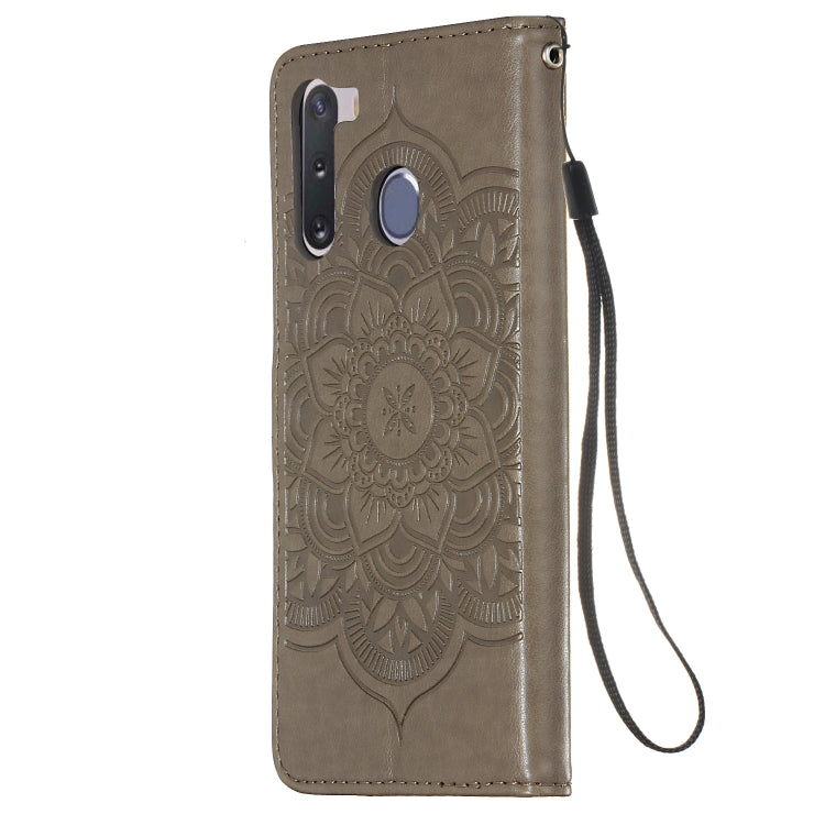 For Galaxy A21 Dream Catcher Printing Horizontal Flip Leather Case with Holder & Card Slots & Wallet & Lanyard