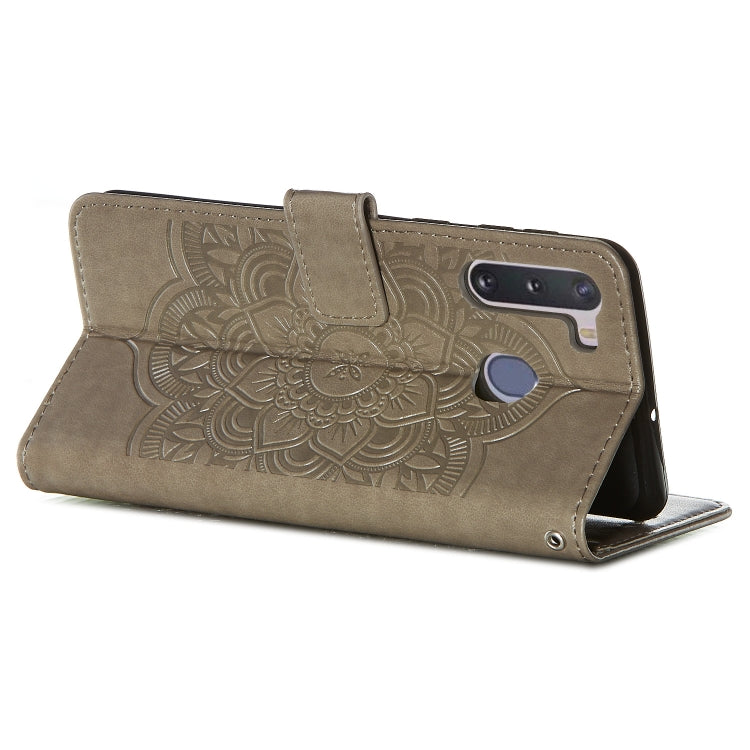 For Galaxy A21 Dream Catcher Printing Horizontal Flip Leather Case with Holder & Card Slots & Wallet & Lanyard