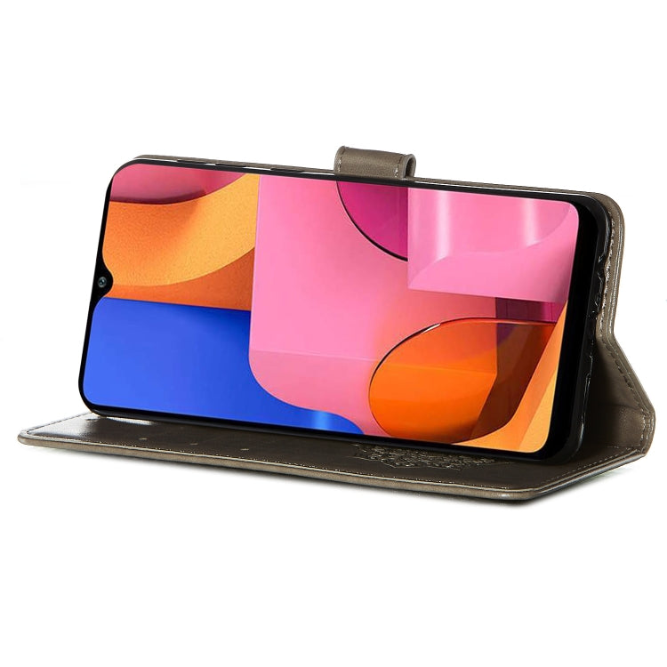 For Galaxy A21 Dream Catcher Printing Horizontal Flip Leather Case with Holder & Card Slots & Wallet & Lanyard