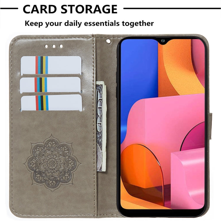 For Galaxy A21 Dream Catcher Printing Horizontal Flip Leather Case with Holder & Card Slots & Wallet & Lanyard