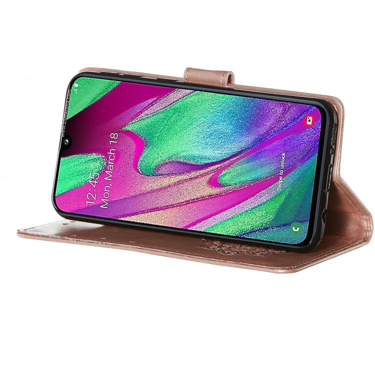 For Galaxy A40 Dream Catcher Printing Horizontal Flip Leather Case with Holder & Card Slots & Wallet & Lanyard
