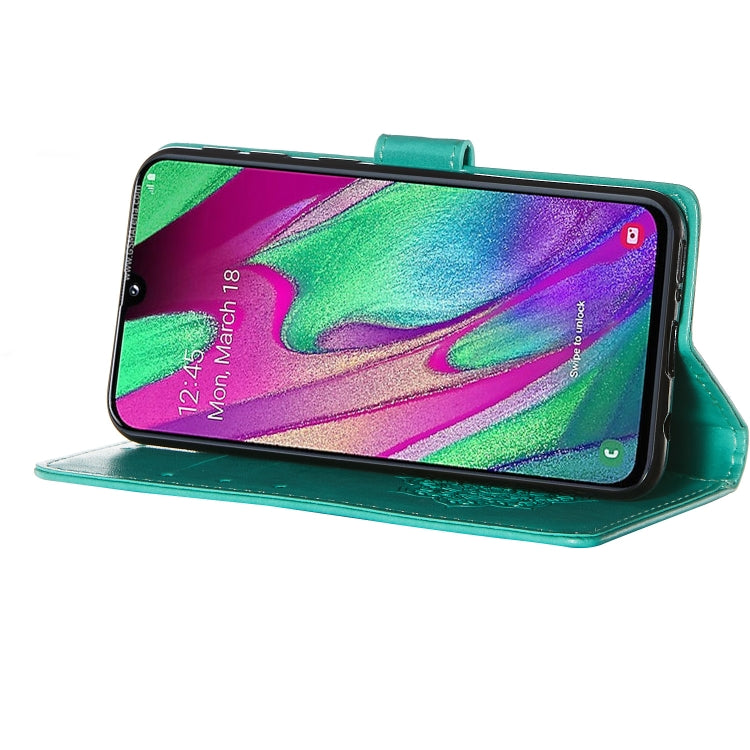 For Galaxy A40 Dream Catcher Printing Horizontal Flip Leather Case with Holder & Card Slots & Wallet & Lanyard