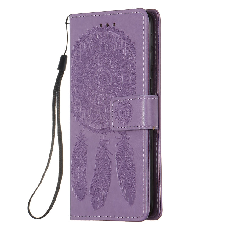 For Galaxy A40 Dream Catcher Printing Horizontal Flip Leather Case with Holder & Card Slots & Wallet & Lanyard