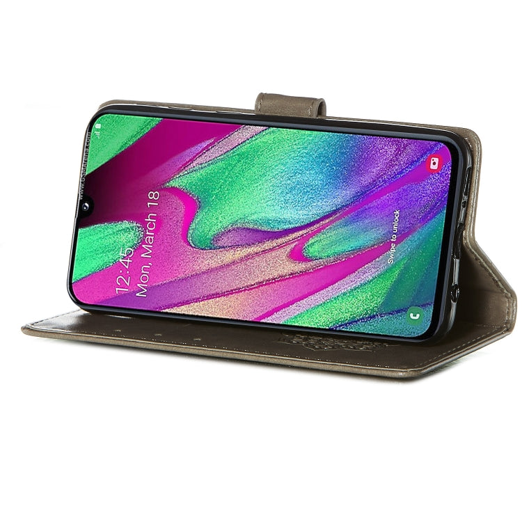 For Galaxy A40 Dream Catcher Printing Horizontal Flip Leather Case with Holder & Card Slots & Wallet & Lanyard