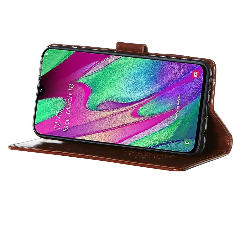 For Galaxy A40 Dream Catcher Printing Horizontal Flip Leather Case with Holder & Card Slots & Wallet & Lanyard