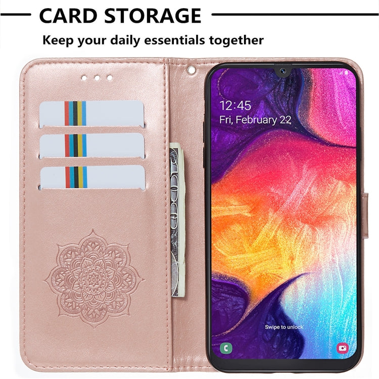 For Galaxy A50 Dream Catcher Printing Horizontal Flip Leather Case with Holder & Card Slots & Wallet & Lanyard