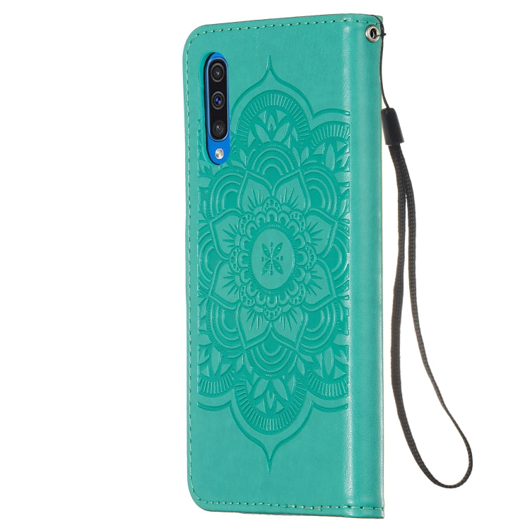 For Galaxy A50 Dream Catcher Printing Horizontal Flip Leather Case with Holder & Card Slots & Wallet & Lanyard