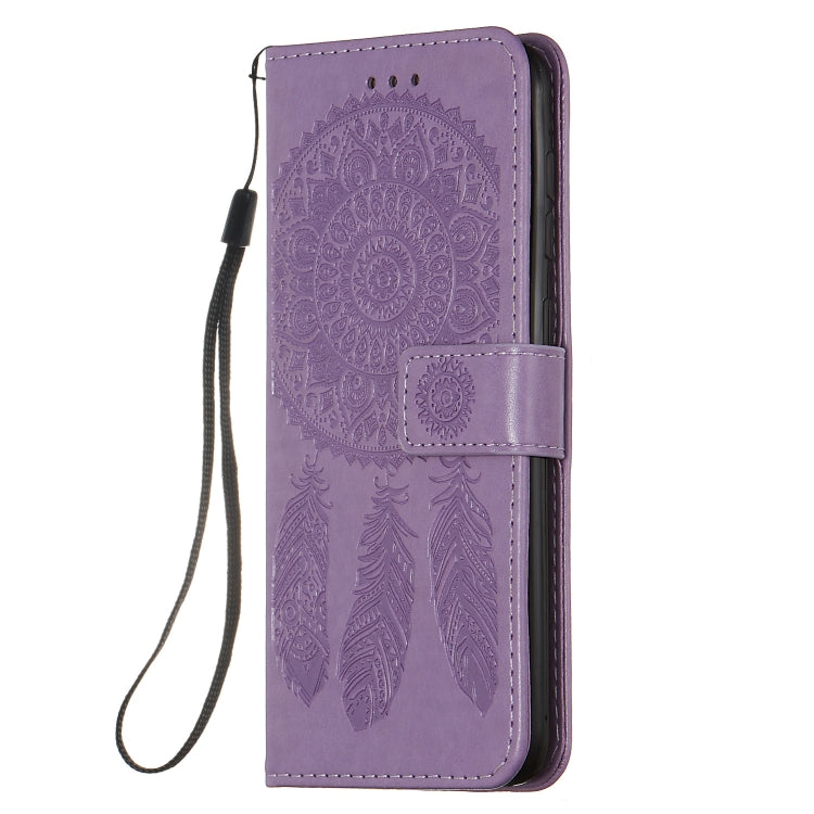 For Galaxy A50 Dream Catcher Printing Horizontal Flip Leather Case with Holder & Card Slots & Wallet & Lanyard