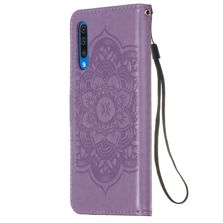 For Galaxy A50 Dream Catcher Printing Horizontal Flip Leather Case with Holder & Card Slots & Wallet & Lanyard