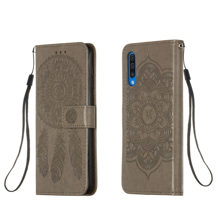 For Galaxy A50 Dream Catcher Printing Horizontal Flip Leather Case with Holder & Card Slots & Wallet & Lanyard