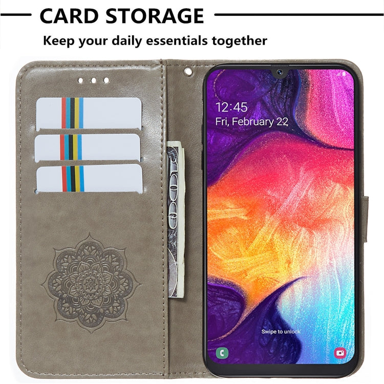 For Galaxy A50 Dream Catcher Printing Horizontal Flip Leather Case with Holder & Card Slots & Wallet & Lanyard