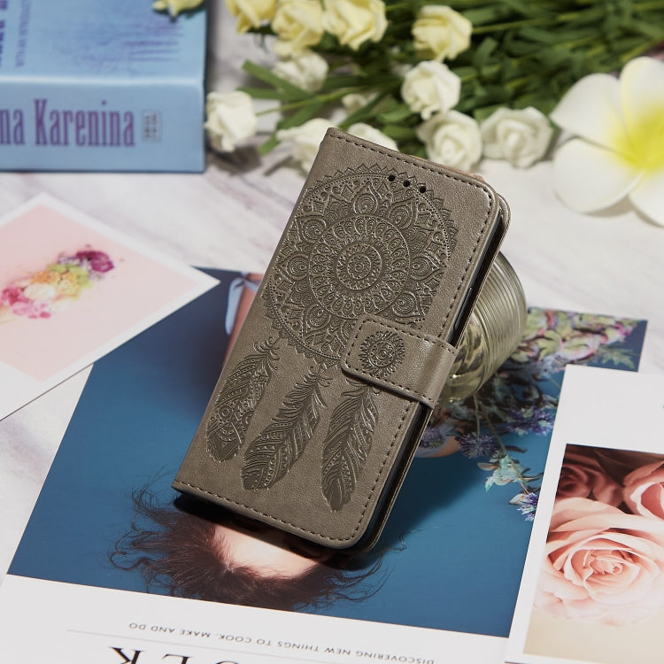 For Galaxy A50 Dream Catcher Printing Horizontal Flip Leather Case with Holder & Card Slots & Wallet & Lanyard