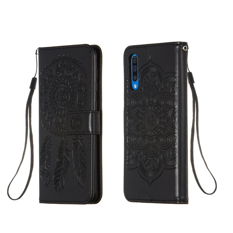 For Galaxy A50 Dream Catcher Printing Horizontal Flip Leather Case with Holder & Card Slots & Wallet & Lanyard