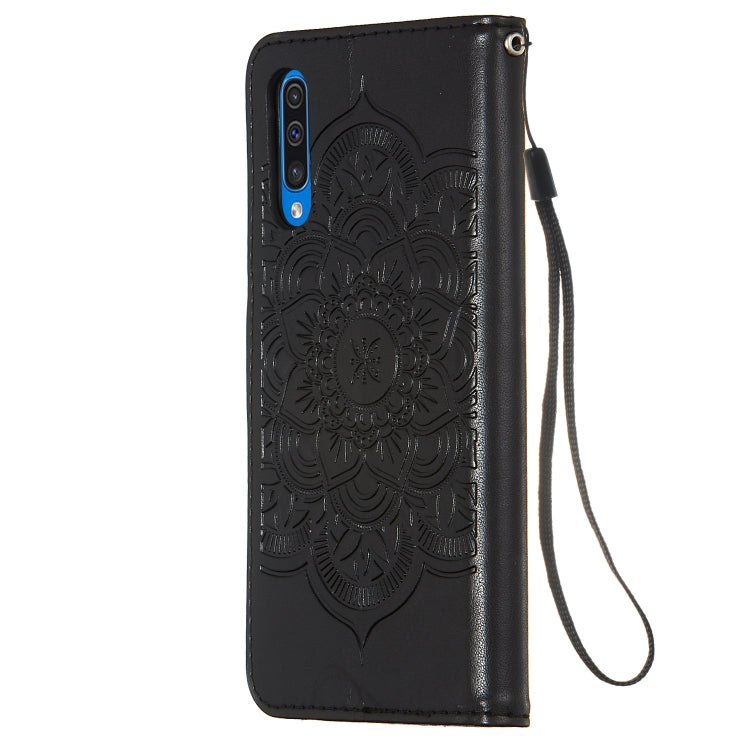For Galaxy A50 Dream Catcher Printing Horizontal Flip Leather Case with Holder & Card Slots & Wallet & Lanyard