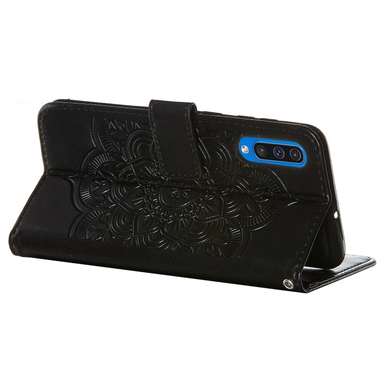 For Galaxy A50 Dream Catcher Printing Horizontal Flip Leather Case with Holder & Card Slots & Wallet & Lanyard