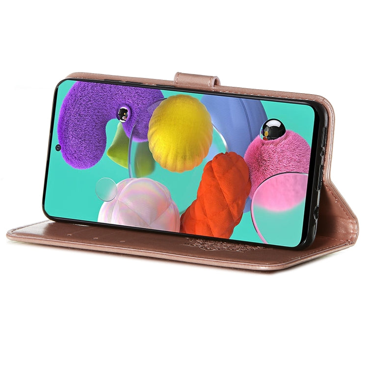 For Galaxy A51 Dream Catcher Printing Horizontal Flip Leather Case with Holder & Card Slots & Wallet & Lanyard