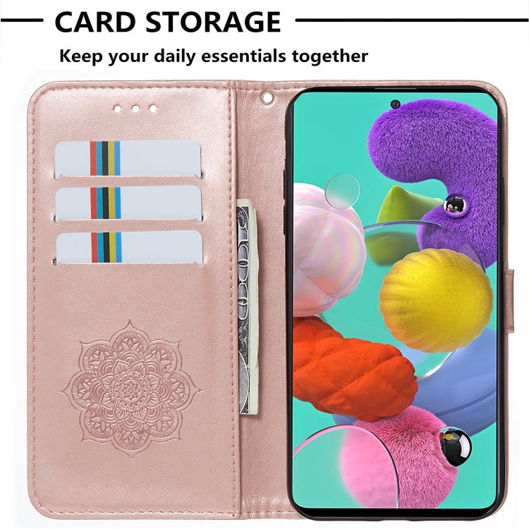 For Galaxy A51 Dream Catcher Printing Horizontal Flip Leather Case with Holder & Card Slots & Wallet & Lanyard