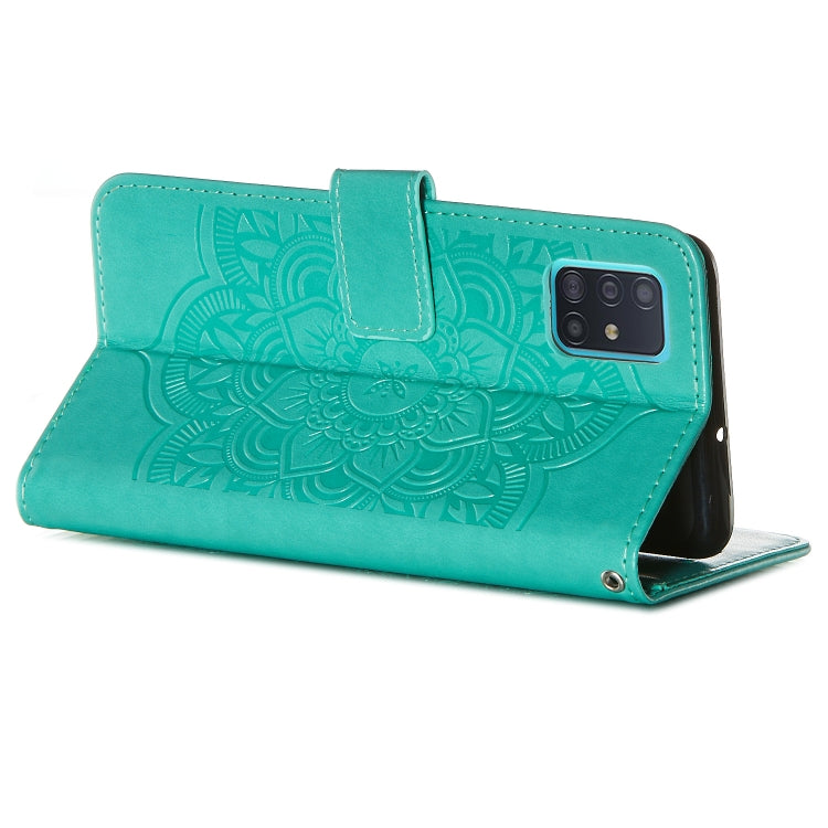For Galaxy A51 Dream Catcher Printing Horizontal Flip Leather Case with Holder & Card Slots & Wallet & Lanyard