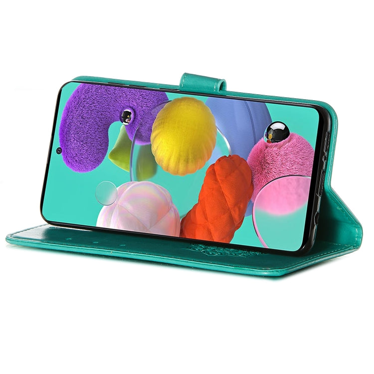 For Galaxy A51 Dream Catcher Printing Horizontal Flip Leather Case with Holder & Card Slots & Wallet & Lanyard