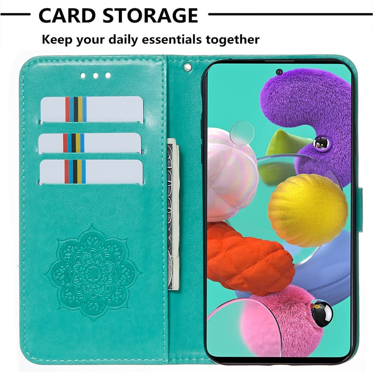 For Galaxy A51 Dream Catcher Printing Horizontal Flip Leather Case with Holder & Card Slots & Wallet & Lanyard