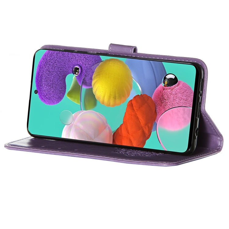 For Galaxy A51 Dream Catcher Printing Horizontal Flip Leather Case with Holder & Card Slots & Wallet & Lanyard