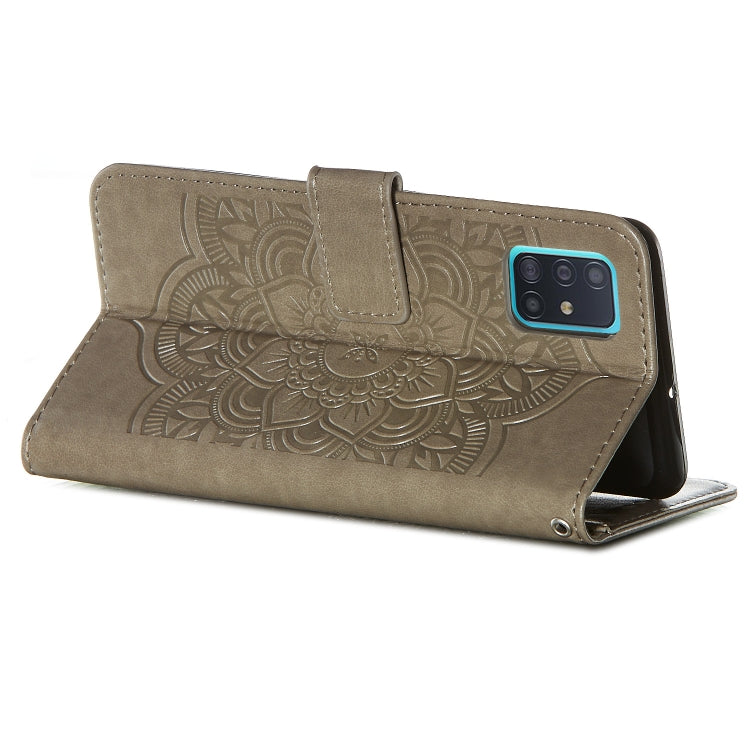 For Galaxy A51 Dream Catcher Printing Horizontal Flip Leather Case with Holder & Card Slots & Wallet & Lanyard