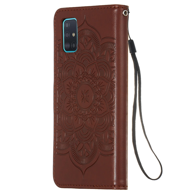 For Galaxy A51 Dream Catcher Printing Horizontal Flip Leather Case with Holder & Card Slots & Wallet & Lanyard