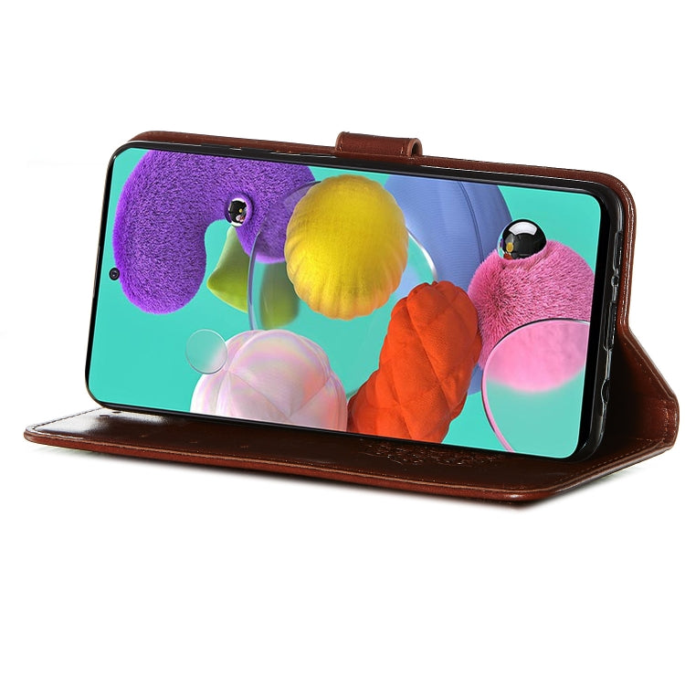 For Galaxy A51 Dream Catcher Printing Horizontal Flip Leather Case with Holder & Card Slots & Wallet & Lanyard
