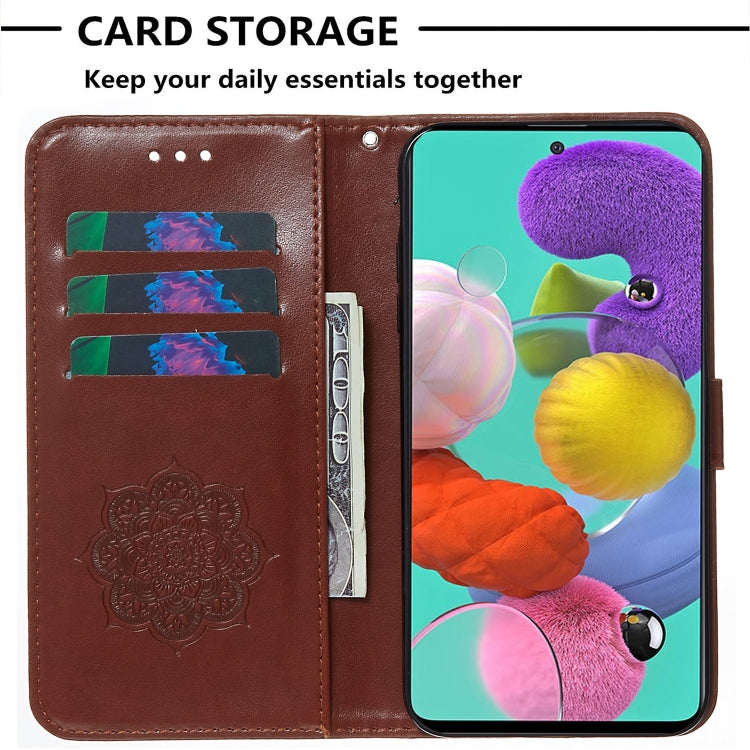 For Galaxy A51 Dream Catcher Printing Horizontal Flip Leather Case with Holder & Card Slots & Wallet & Lanyard