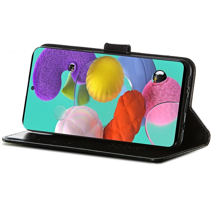 For Galaxy A51 Dream Catcher Printing Horizontal Flip Leather Case with Holder & Card Slots & Wallet & Lanyard