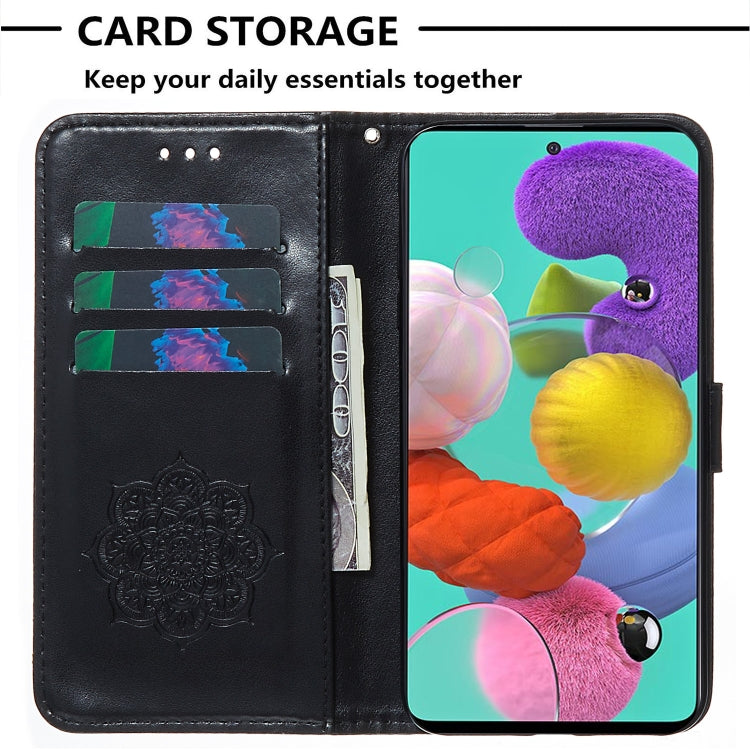 For Galaxy A51 Dream Catcher Printing Horizontal Flip Leather Case with Holder & Card Slots & Wallet & Lanyard