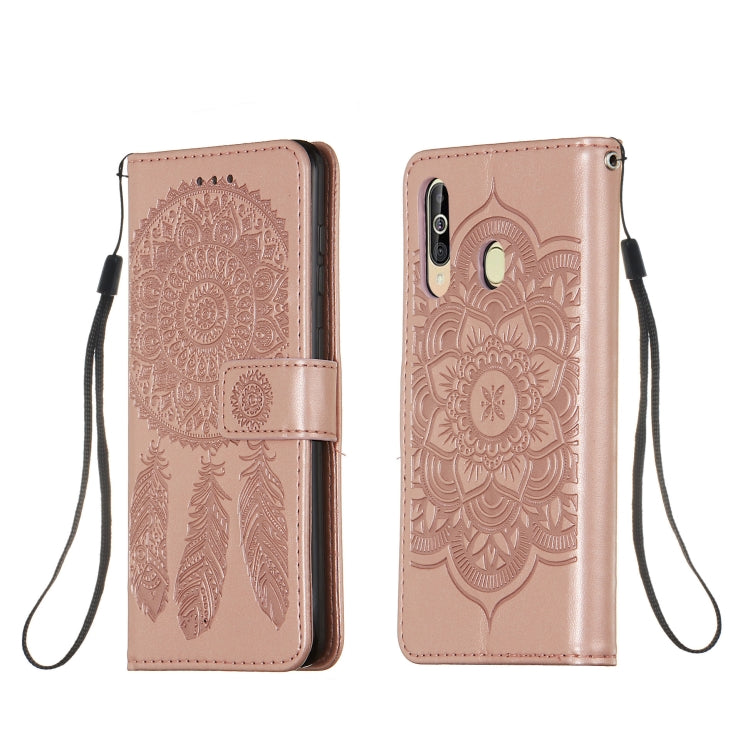 For Galaxy A60 Dream Catcher Printing Horizontal Flip Leather Case with Holder & Card Slots & Wallet & Lanyard