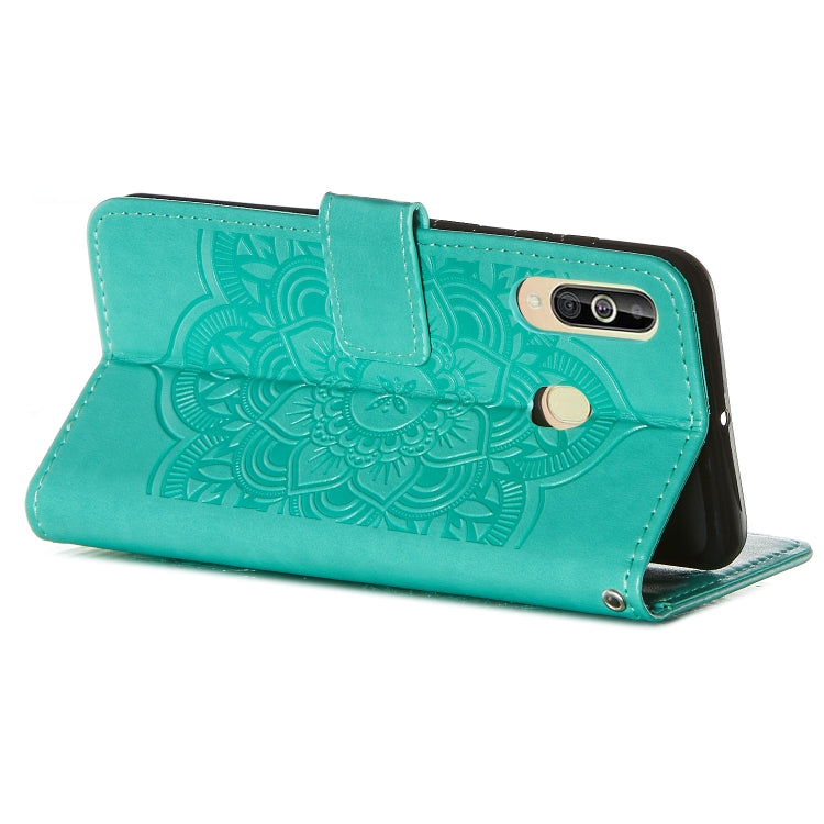 For Galaxy A60 Dream Catcher Printing Horizontal Flip Leather Case with Holder & Card Slots & Wallet & Lanyard