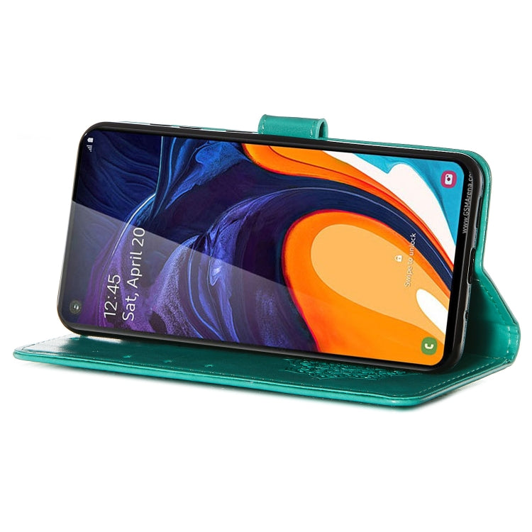 For Galaxy A60 Dream Catcher Printing Horizontal Flip Leather Case with Holder & Card Slots & Wallet & Lanyard