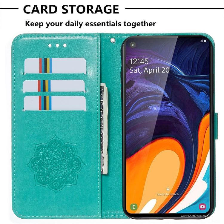For Galaxy A60 Dream Catcher Printing Horizontal Flip Leather Case with Holder & Card Slots & Wallet & Lanyard
