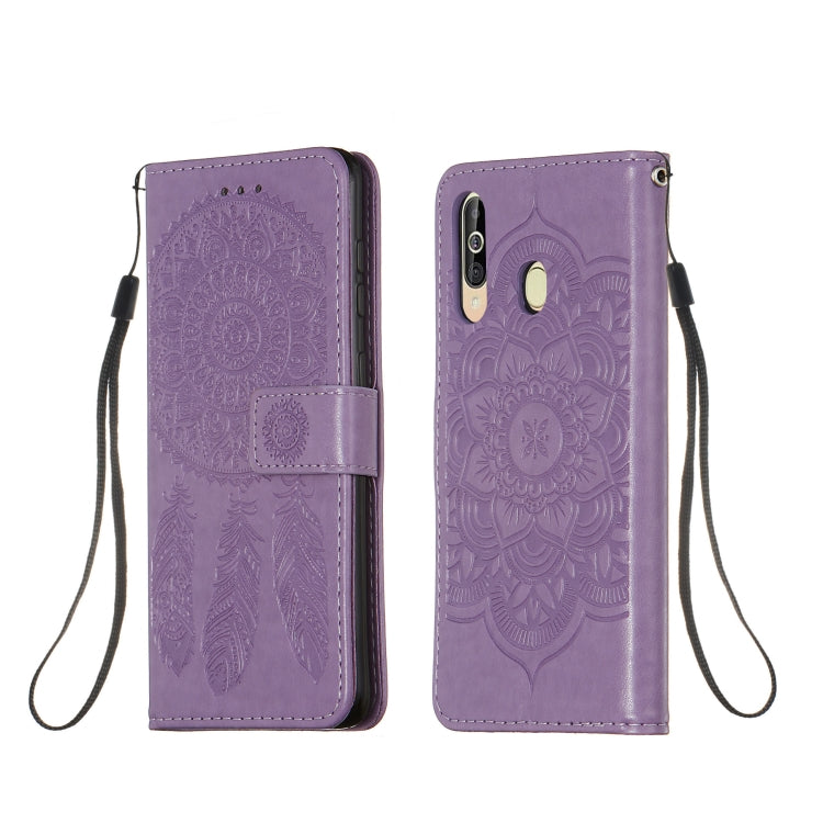 For Galaxy A60 Dream Catcher Printing Horizontal Flip Leather Case with Holder & Card Slots & Wallet & Lanyard