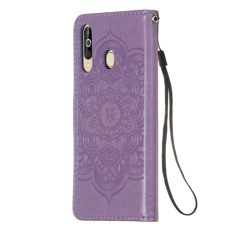 For Galaxy A60 Dream Catcher Printing Horizontal Flip Leather Case with Holder & Card Slots & Wallet & Lanyard